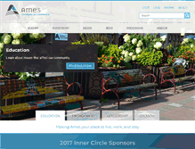 Tablet Screenshot of ameschamber.com